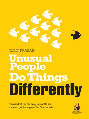 cover image of Unusual People Do Things Differently